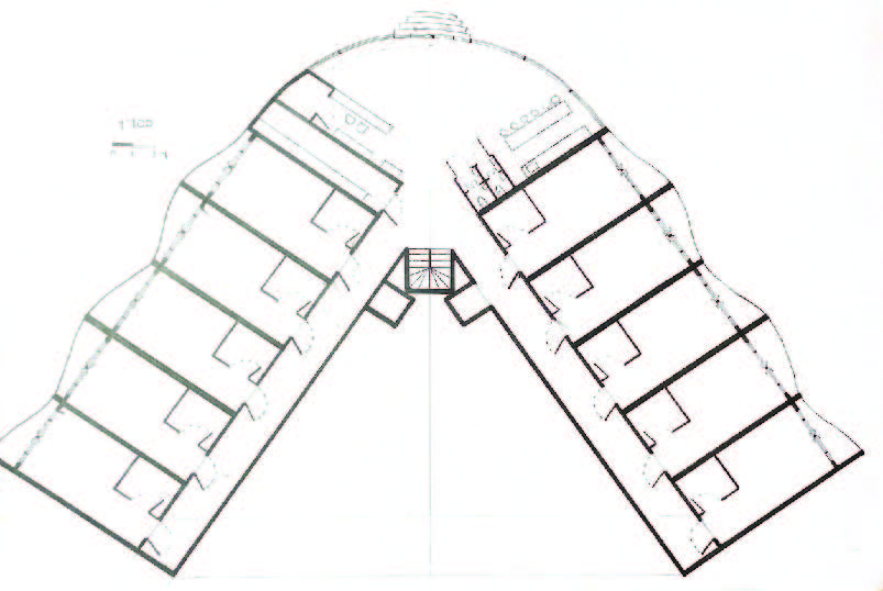 Verdiepingsplattegrond 1:100